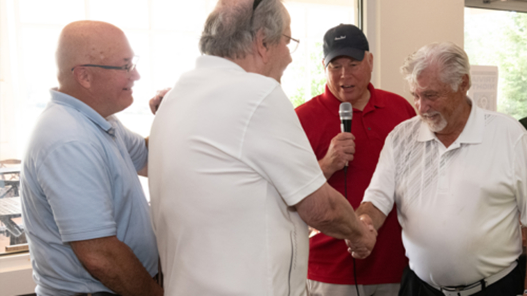 Pictured (from left): Steve Zuponcic, Fred Garbinski, George Swartz, and Dave Czerniak.